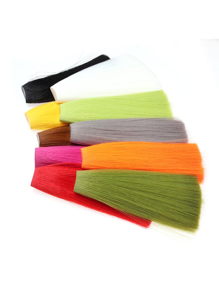 1ks syntetické umělé vlákno Bucktail vázací materiál pro nymfy Streamery Mayflys Jigové návnady Návnady pro mořský rybolov