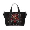Pentagram Satanskatzen Tod Black Metal Sporttasche Leichte Reisetaschen für Sport Fitnessstudio Faltbarer Weekender Übernachtungstaschen