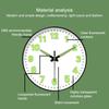 1 Pcs Luminous Wall Clock Light In Dark Night Digital Quartz Movement Bedrooms Living Room Study Loudspeaker Mute Clock For Home