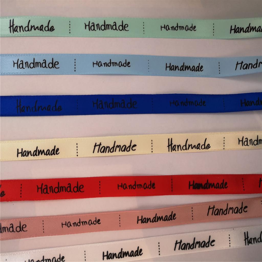 Rolka wstążki satynowej ręcznie robiona taśma do ciastek piekarniczych