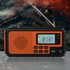 Outdoor Emergency Radio with SOS Alarm Flashlight Solar Powered Hand Crank Rechargeable Radio Camping AM/FM/SW Full Band Portable Radio