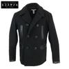 MASSES Excellent Condition Quilted Double-breasted Pea coat/P-COAT Coat S blackUsed