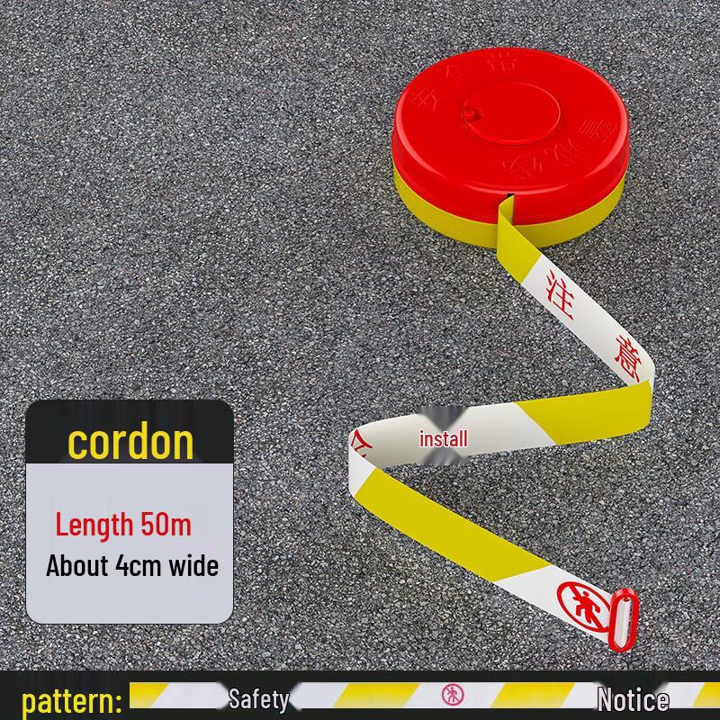 Disposable Retractable Safety Warning Barrier Tape