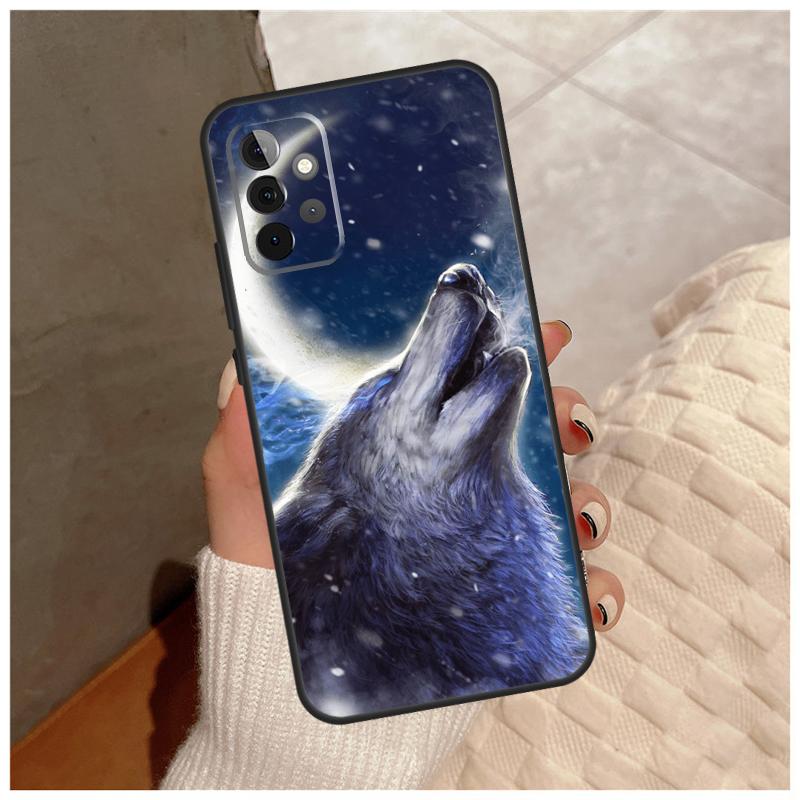 

Moon Roaring Wolf For Samsung Galaxy A36 A56 A16 A26 A06 A52 A53 A33 A13 A34 A54 A14 A15 A35 A55 A22 A32 Case Samsung A33 5G