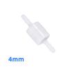 Plastic One Way Check Valve 4mm For Fuel Water Air Liquid Anti-Return