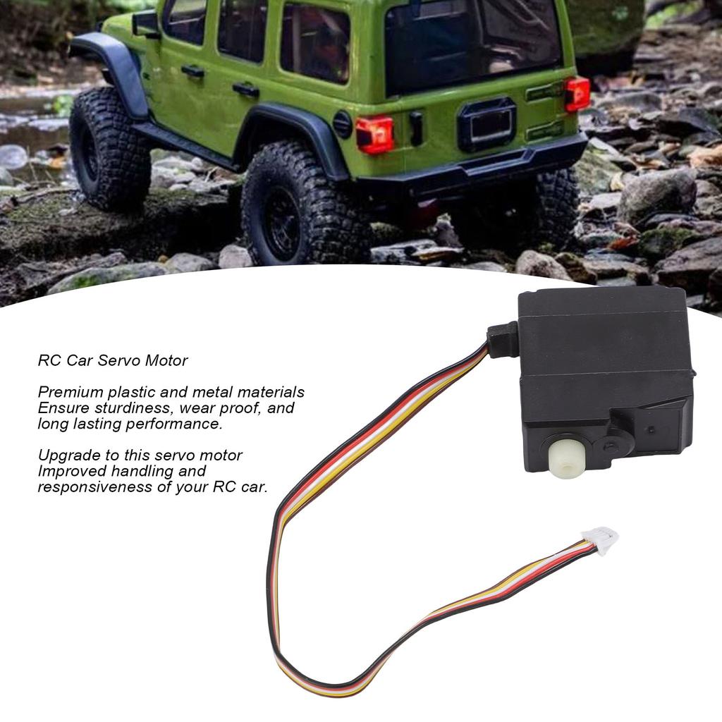 RC Car Servo Motor Replacement for 16101 16102 16103 18101RC Easy Installation 17G Steering Servo Motor