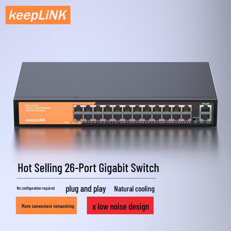 

keepLINK KP-9000-26G 26-Port Gigabit Unmanaged Switch