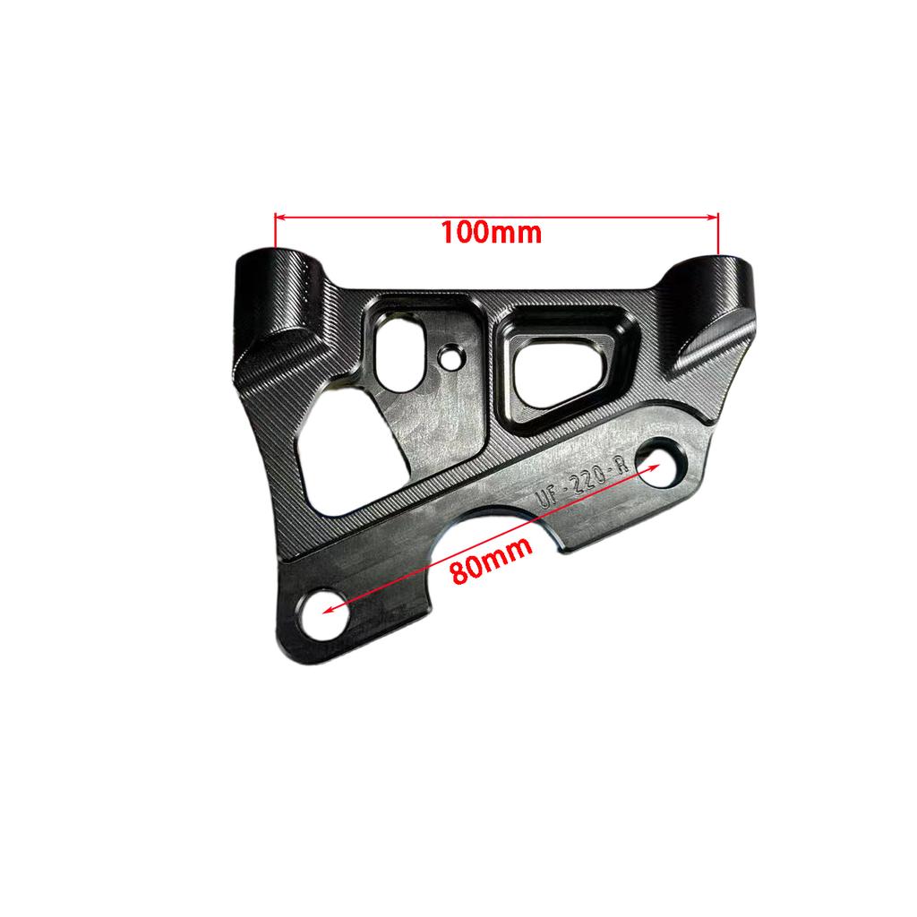 Motorcycle Brake Calipers Hole Distance 100mm Pitch 4 Piston Brake Calipers Pump Adapters For Brake Disc 220mm GP4 Modified