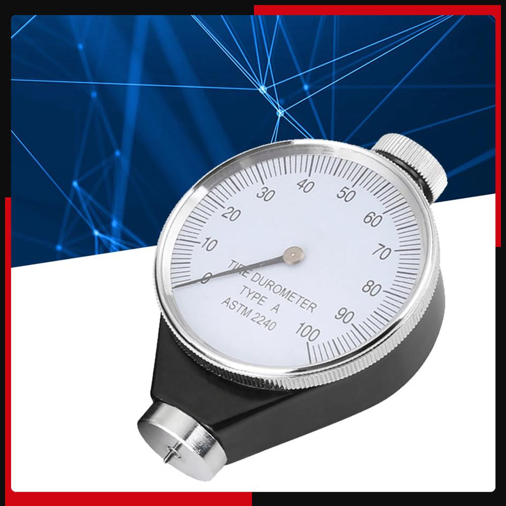 Durometer Meter Shore Type rubber hardness tester A/O/D Rubber Tire Durometer Hardness Tester Meter 0‑100 HA Hardness tester