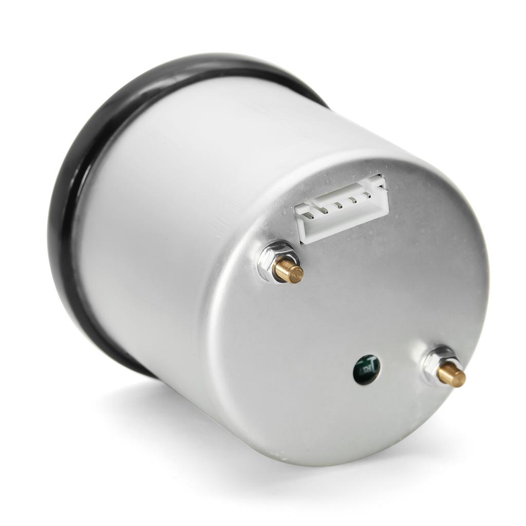 Smoked Face 7 Color Light 52mm Water Temperature Gauge with Temp Joint Pipe Sensor 26-40mm Hose Adapter for Gasoline Car 12V
