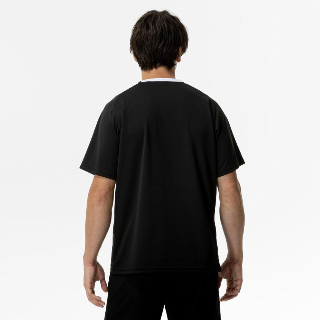 Tennis and Badminton Game Dynamotion Perfect for Club Size 62JAC021 Shirt, Moisture-Wicking, Quick-Drying, Fit, Activities, Unisex, Black, S,