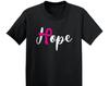 Hope Breast Cancer Ribbon - Kids Cotton T-Shirt and Kids Tshirt - Wear Pink October Awareness Month Love Support Family Friends Fight Survivor