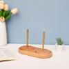 Household Wooden Yarn Holder Wool Ball Removable Winder Stand Tool Rotatable Crochet Accessories Stand Beginner