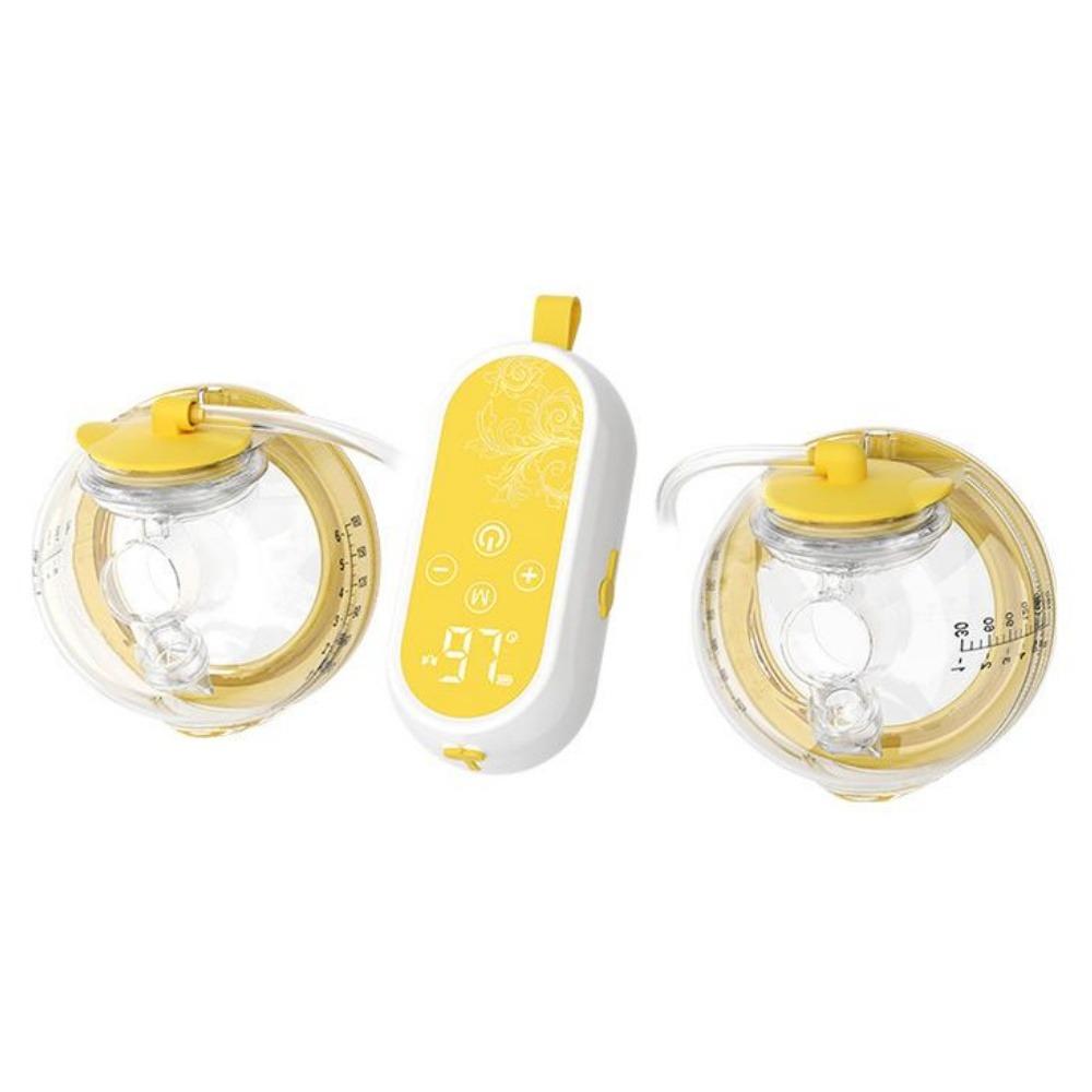 

Portable Wearable Breast Pump 21/28/24mm Integrated Milking Machine жовтий