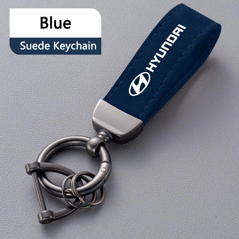 Mode mocka bilmärke nyckelring nyckelring nyckelring hänge för Hyundai i30 tucson accent hyundai i20 ix35 Interiörtillbehör