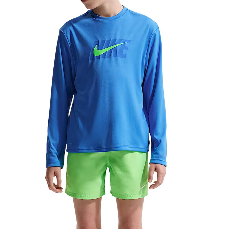 Nike Kids  Sports Tops Crew Neck Moderate IQ7795-452 L