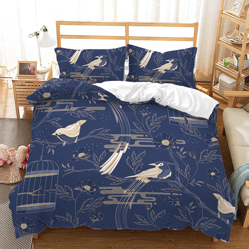 Animal Flying Bird Butterfly Dragon Quilt Set Three-Piece Digital Kit Four-Piece Set