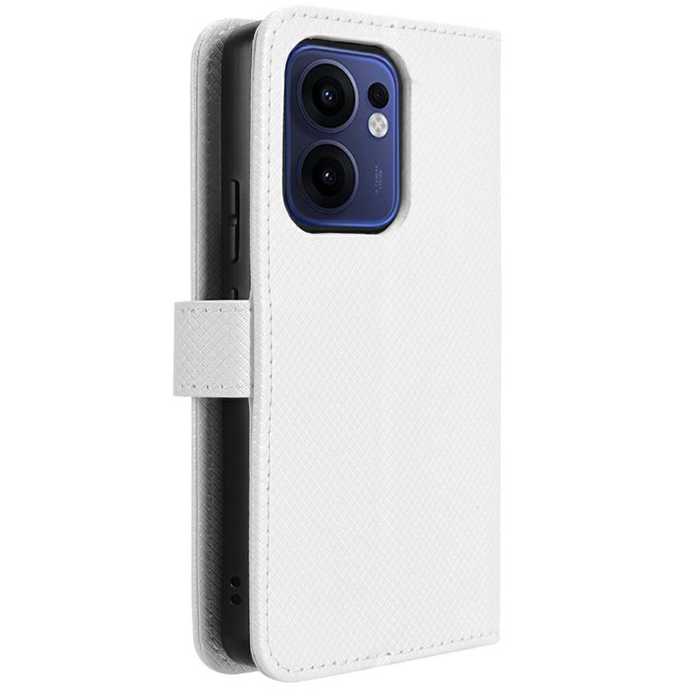 For Oppo Reno13 F 5G (Reno 13 FS 5G)/4G Case PU Leather Diamond Texture Wallet Phone Cover