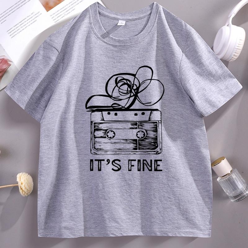 Retro Cassette Tape TShirt Unisex Unisex Cotton Graphic Tee 90s Music Tape Humor Tee High Quality Printed Music Lover Tees