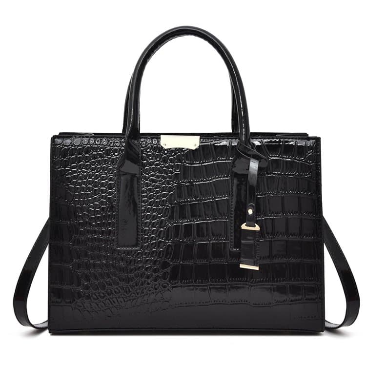 Damen Mode Handtasche mit Alligator-Muster Schultertasche Umhängetasche