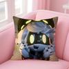Fashion MMurder Drones Cartoon Cushion Cover Pillowcase Short Plush Invisible Zipper Room Sofa Cushion Cover