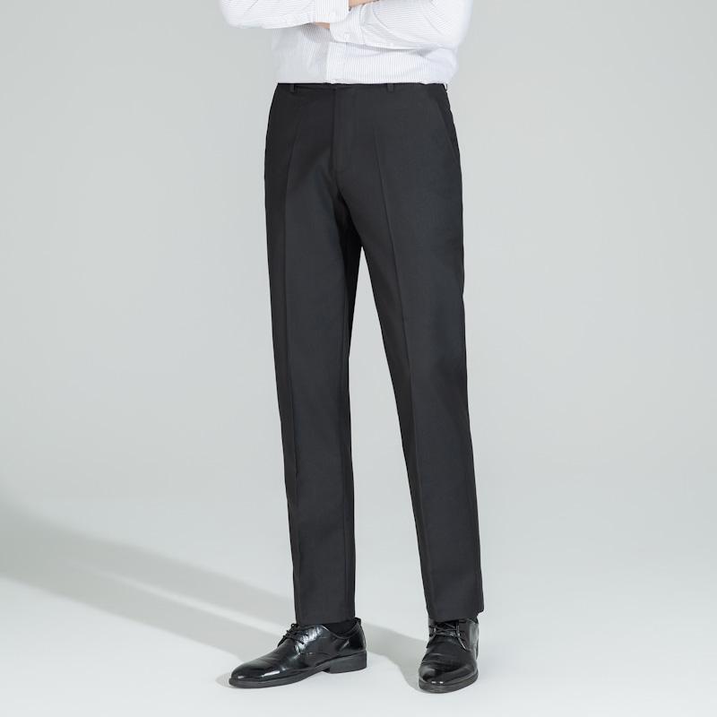 Frühling Sommer Anzughose Herren Einfarbig Locker Smart Casual Büro Hochzeit Formelle Hose Herren Gerade Anzughose Übergröße