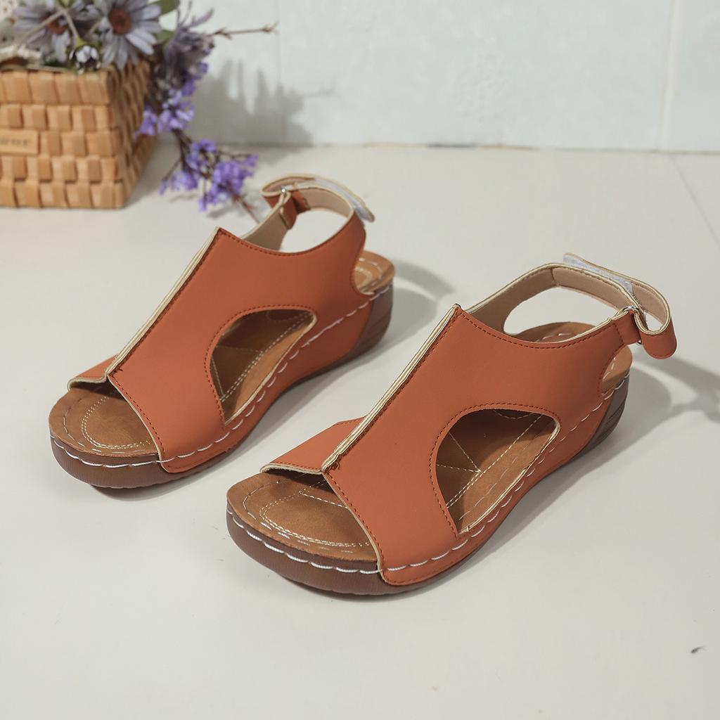 Women's Summer New Large-size Sandals Car Stitched Breathable Sandals