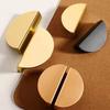Modern Semicircle Cabinet Door Handles Cupboard Closet Furniture Door Handle Aluminum Alloy Half Round Drawer Pulls