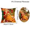 Christmas Cushion Cover Santa Decorative Throw Pillow Case Christmas Decorations For Home Navidad Natal Gifts New Year