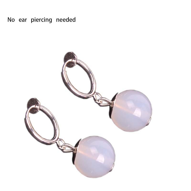 Stunning 2pcs Genshin Qiqi Cosplay Earrings With Elegant Dangle Design For Women