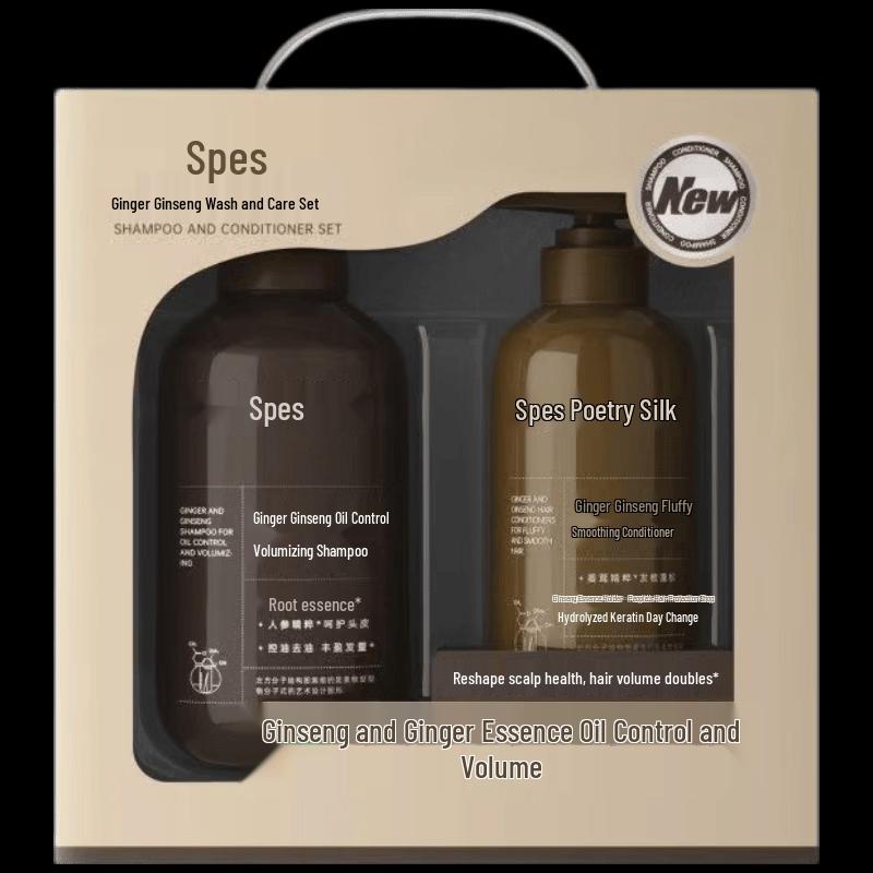 Spes Ginger Ginseng Shampoo & Conditioner Set