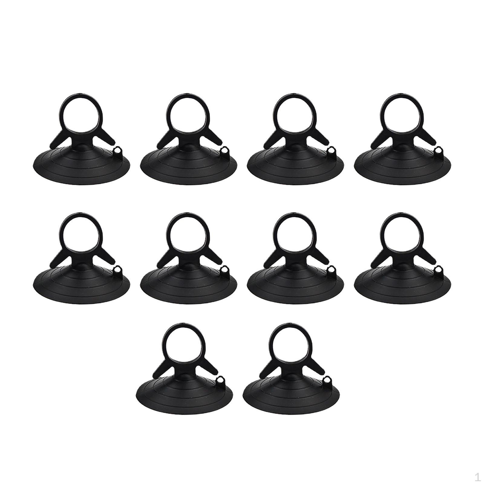 

10 Pack of Suction Cups for Various Applications in Home and Vehicle