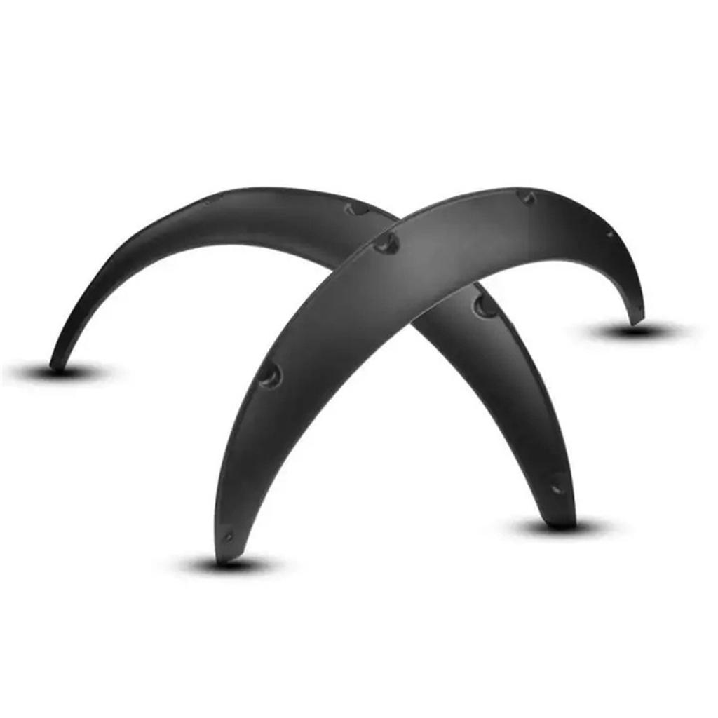 4PCS 800mm+800mm Universal Flares Wide Body Kit Wheel Arches Auto Car Body Kit Polyurethane Black