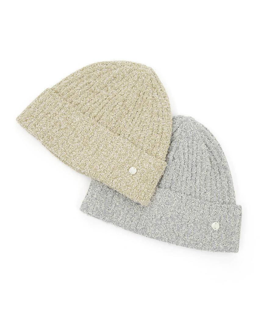 Eondeokeonteulolseutyudio Cotton Summer Beanie Stick Rib Beanie / Pop Cotton / Melange Olive
