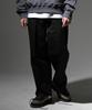 Code Iam High-Waisted Pintuck Wide Denim Black