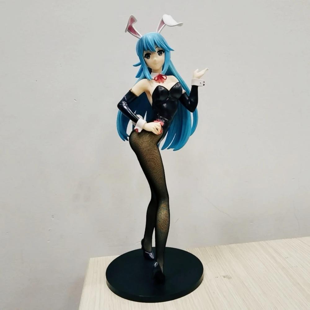 Native Lacia Yunyun Hisako Arato KonoSuba Megumin Aqua Bunny girl figure PVC Action Collectible Anime Model Adult doll Toys Gift