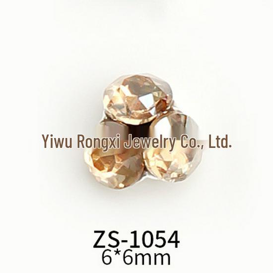 New Hot-Selling French Blush Crystal Diamond Nail Art Jewelry: Super Whitening Pink and Tender Design