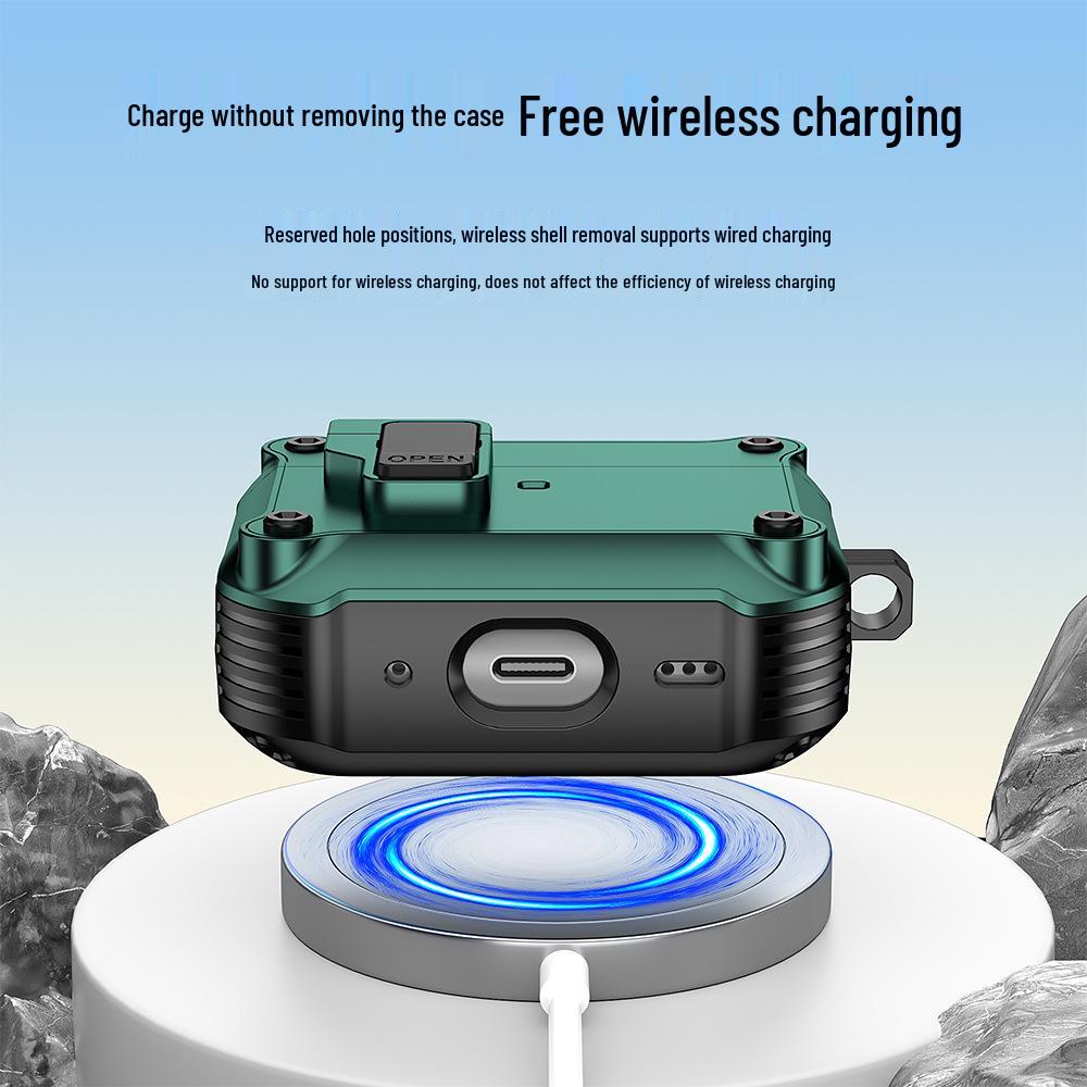 AirPods Pro 3 & 4 Protective Case with Switch Pop-Up Feature