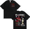 Rapper Eladio Carrion Sen2 Kbrn Tour Merch T Shirts Men's Clothing Cotton Short Sleeve T-shirt Fashion Gothic T Shirt Streetwear