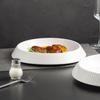 Premium White Porcelain Dinner Plate Large Seafood Plate Hotel Tableware Cold Dish Plate Home Salad Plate Ins Pasta Plate