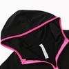 Damen Sport Fitness Yoga Training Farblich passende Reißverschluss Hoodie Schnelltrocknende Jacke