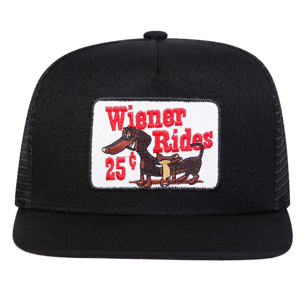Unisex Embroidery Mesh Baseball Cap Hip Hop Adjustable Summer Breathable Sun Protection Outdoor Sports Hat