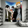 Bleach Wall Tapestry Aesthetic Wall Hanging Printed Fabric Blanket Decorative Tapestries for Bedroom Living Room Home Decor