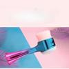 New Electroplated Soft Bristle Cleaning Brush, Face Wash Brush, Silicone Manual Facial Cleansing Device, Deep Pore Cleaning, Blackhead Brush