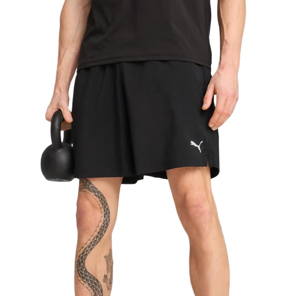 Puma Tad Essential Fashionable Versatile Soft Skin-Friendly Solid Color Quick-Dry Casual Shorts Men Shorts Black 527368-01