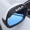 cqnzrj1 For Kia Morning Picanto Ray Sorento XCeed Soul Cerato Venga Cade 2Pcs Car Logo Rearview Mirror Rain Eyebrow Stickers Accessories