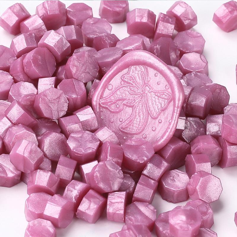 200PCS/bag Octagon Sealing Wax Beads Vintage Sealing Stamp Scrapbook Material Wedding Invitation Of Card Envelope Decoration