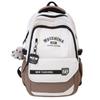 Student Schoolbag Women's Color Block Backpack Men Large Capacity Backpack