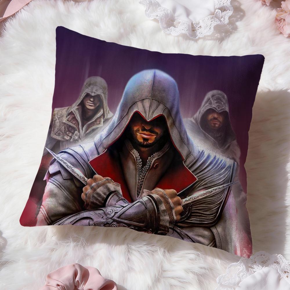 Game A-Assassins CreedS Cushion Cover Premium Comfort Reversible Pillow Cove -Two In One Design for Any Room & Car Interior