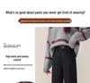 Women's Slimming Black High Waist Straight-Leg Jeans - New 2025 Spring/Autumn Style